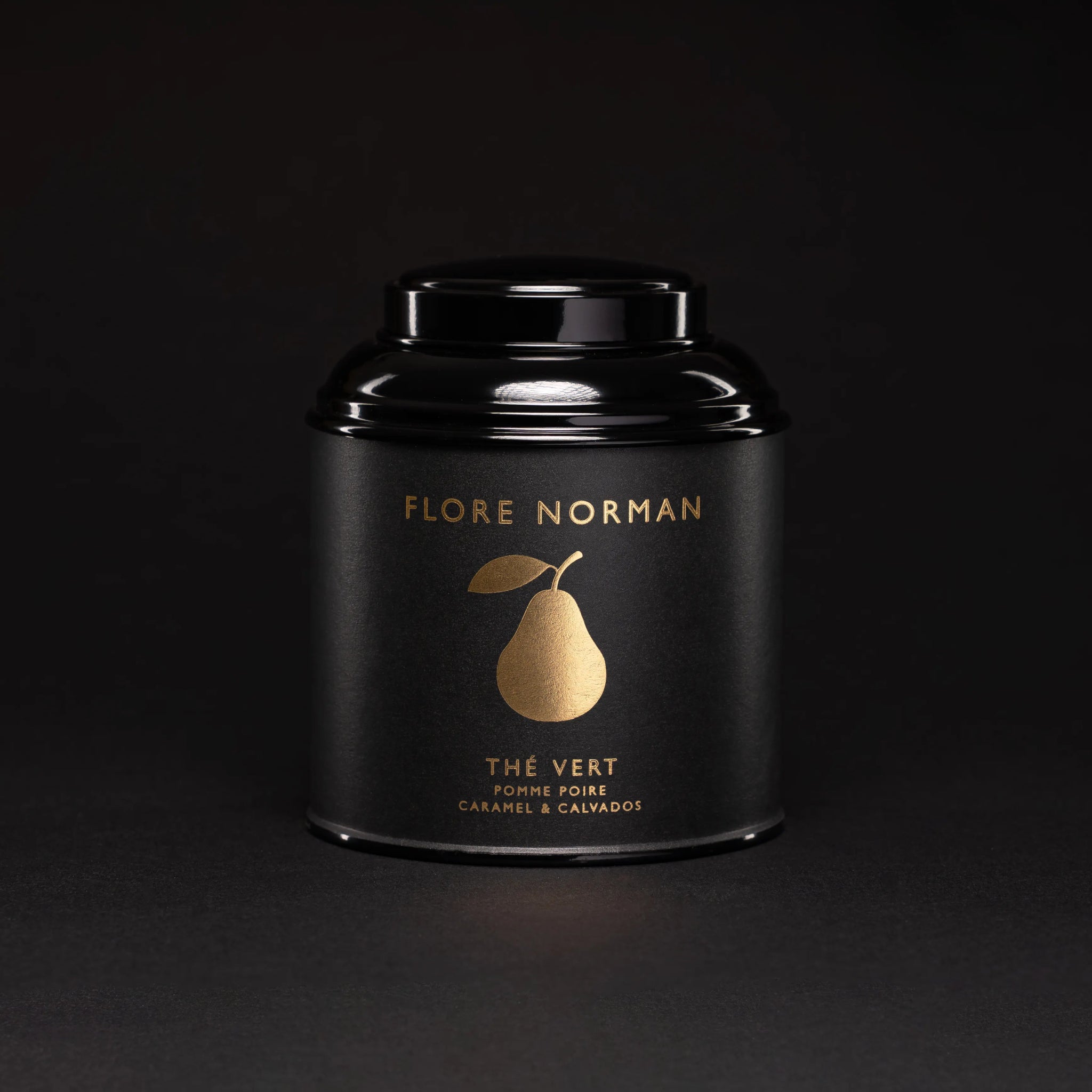 POIRE - Thé vert aux Pommes, aux Poires, au Caramel et au Calvados "Pays d'Auge" - Flore Norman