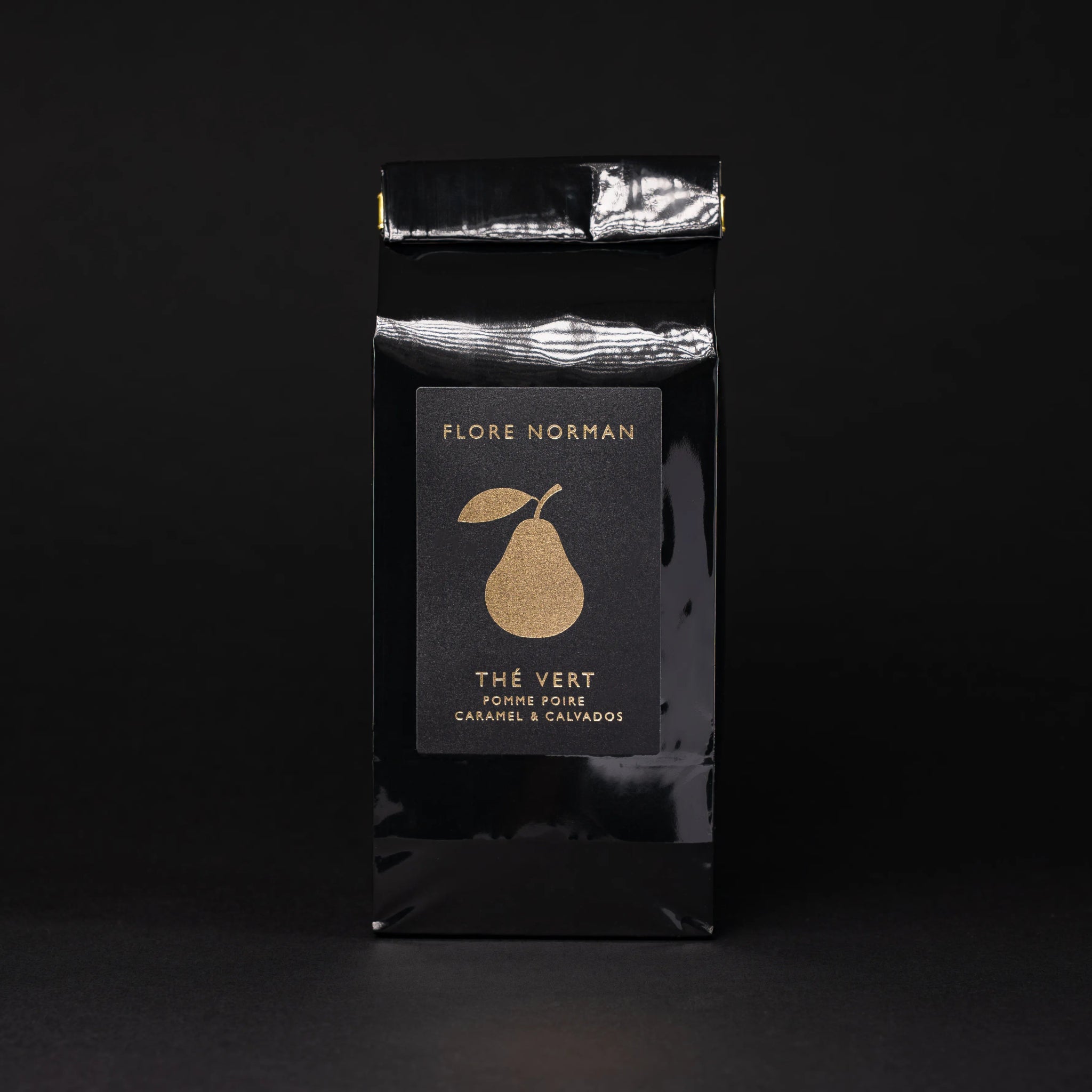 POIRE - Thé vert aux Pommes, aux Poires, au Caramel et au Calvados "Pays d'Auge" - Flore Norman