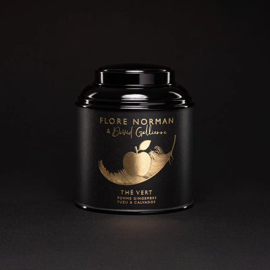 YUZU - Thé vert aux Pommes, Yuzu de Normandie, Gingembre et Calvados "Pays d'Auge". - Flore Norman