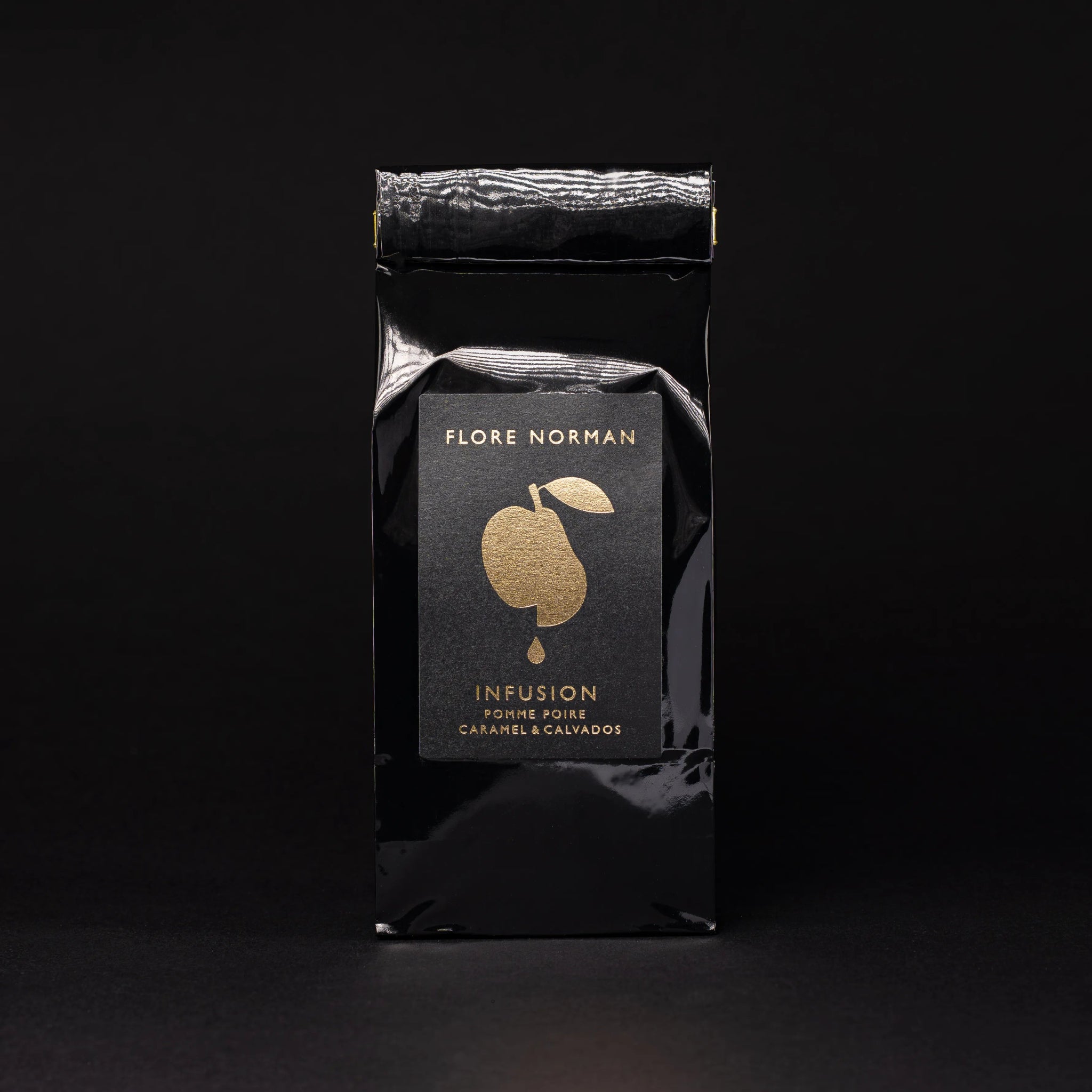CARAMEL - Infusion aux Pommes, aux Poires, au Caramel et au Calvados "Pays d'Auge" - Flore Norman