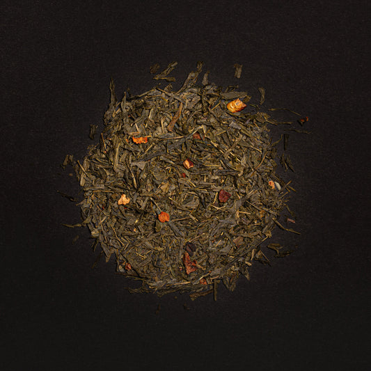 POIRE - Thé vert aux Pommes, aux Poires, au Caramel et au Calvados "Pays d'Auge" - Flore Norman