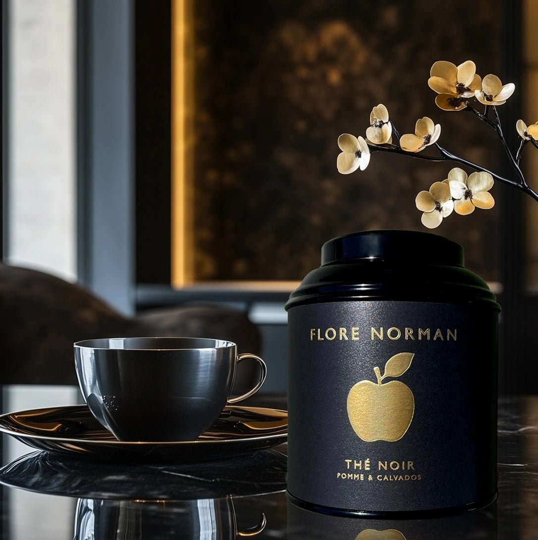 POMME - Thé noir aux Pommes et au Calvados "Pays d'Auge" - Flore Norman